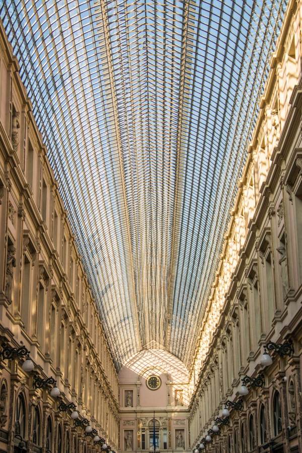The Royal Galleries of Saint-Hubert in Brussels